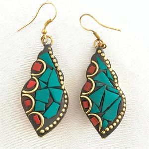 Handmade multi color Earring